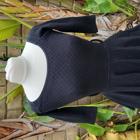 Vintage Betsey Johnson Peplum Pencil Dress black small - Picture 2 of 11